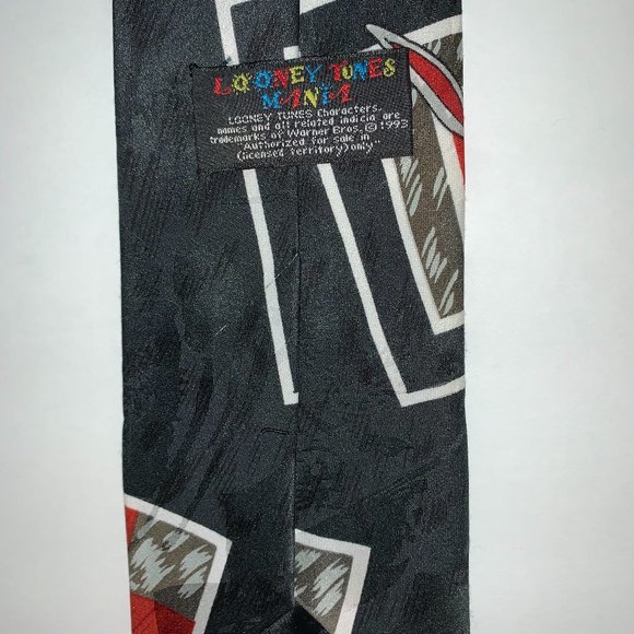 Vintage Looney Tunes Bugs Bunny Tweety Tie - Picture 4 of 5